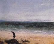 Gustave Courbet Seaside painting